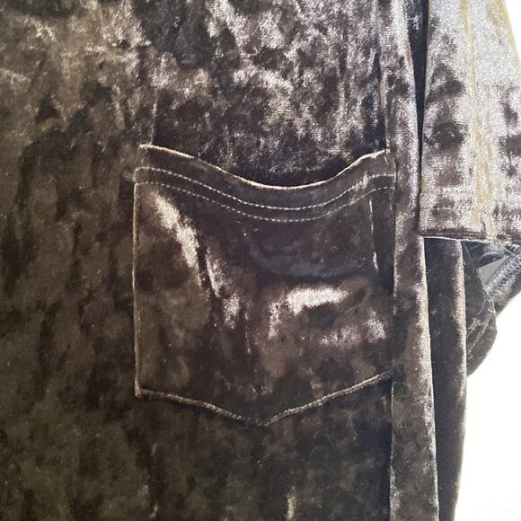 Spring + Mercer Velvet Legging Pocket Tee High Low EUC Sz XXL Polyester Stretch - Picture 2 of 13